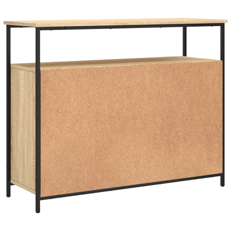 Bufet din stejar Sonoma 100x35x80 cm, lemn stratificat