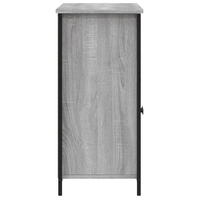 Servantă, gri sonoma, 100x35x75 cm, lemn compozit