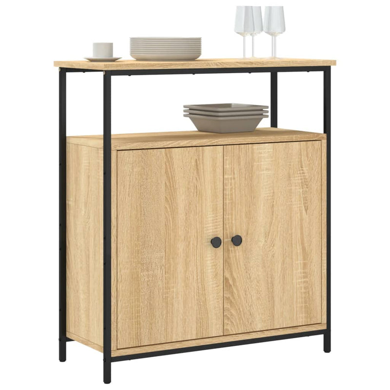 Bufet Stejar Sonoma 70x30x80 cm Lemn stratificat