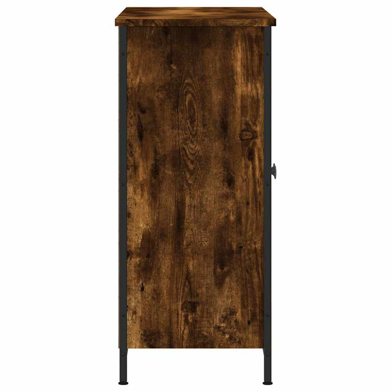 Servantă, stejar fumuriu, 100x33x75 cm, lemn prelucrat