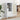 Dulap înalt SENJA aspect ratan alb, 90x40x112cm, lemn masiv pin