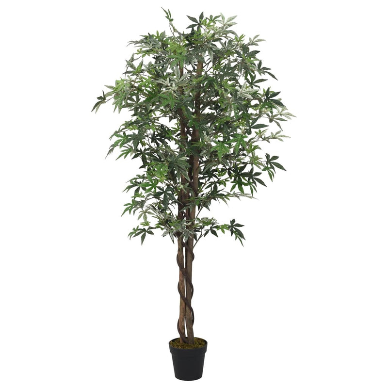 Arbore de arțar artificial 756 de frunze 200 cm verde