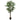 Arbore ficus artificial 1260 de frunze 200 cm verde