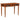 Birou cu sertar, 110x50x76 cm, lemn masiv de acacia