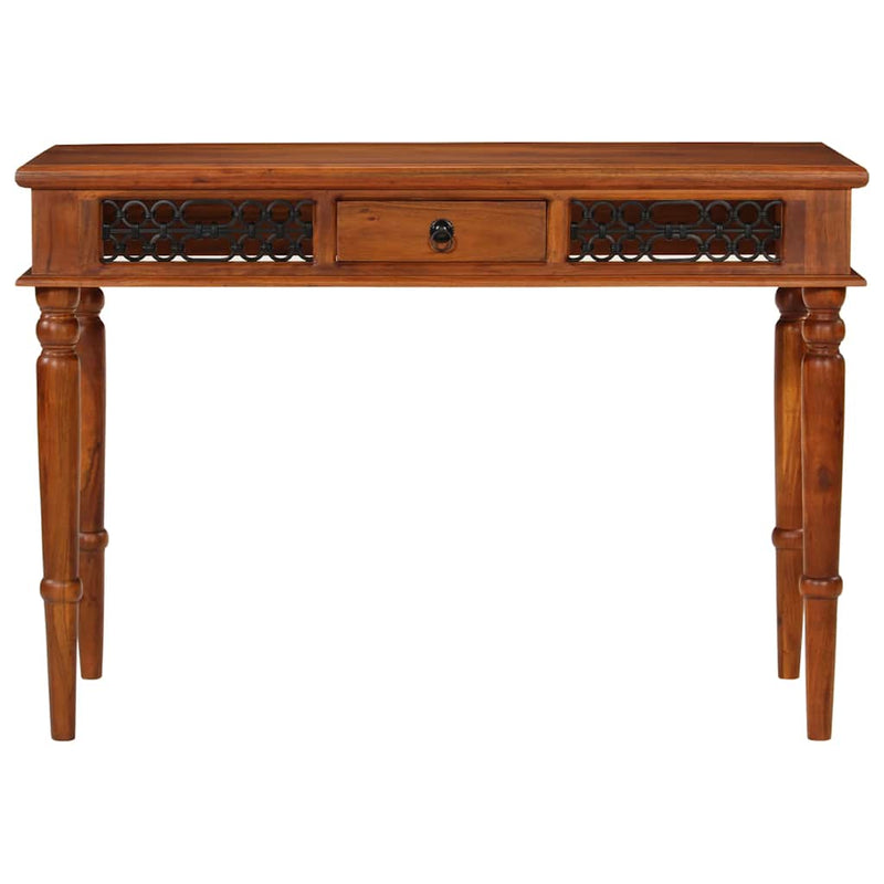 Birou cu sertar, 110x50x76 cm, lemn masiv de acacia