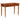 Birou cu sertar, 110x50x76 cm, lemn masiv de acacia