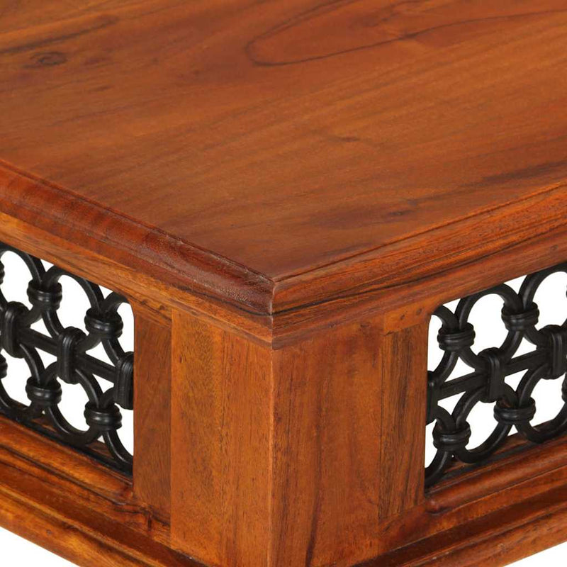 Birou cu sertar, 110x50x76 cm, lemn masiv de acacia