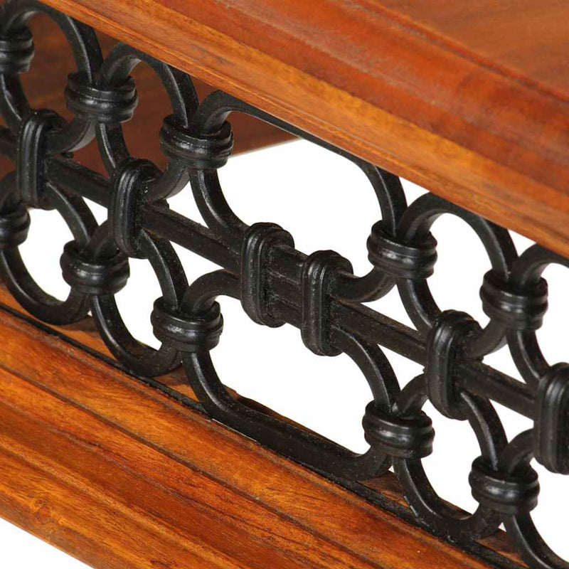 Birou cu sertar, 110x50x76 cm, lemn masiv de acacia