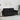 Canapea cu 2 locuri, negru, 140 cm, piele ecologică