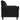 Canapea cu 2 locuri, negru, 120 cm, catifea
