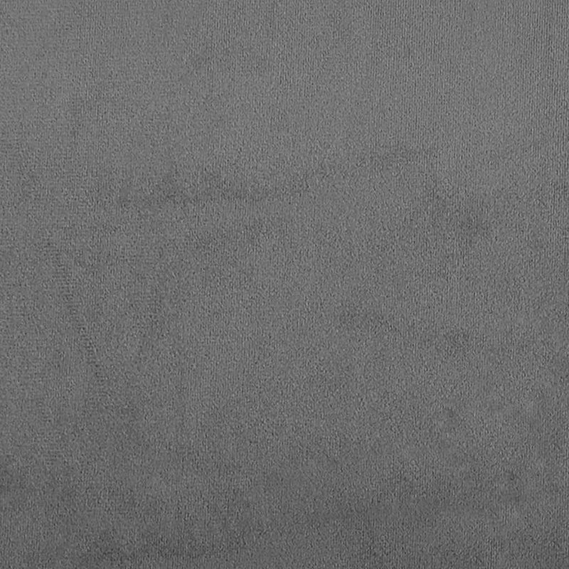 Canapea cu 3 locuri, gri închis, 180 cm, material catifea
