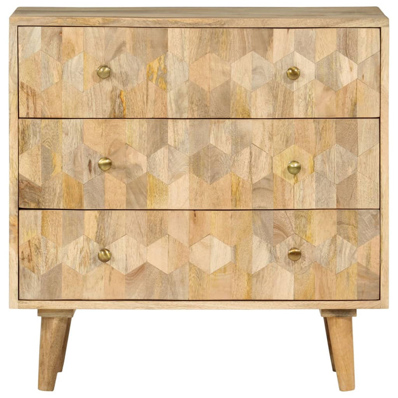 Dulap cu sertar, 70x35x70 cm, lemn masiv de mango
