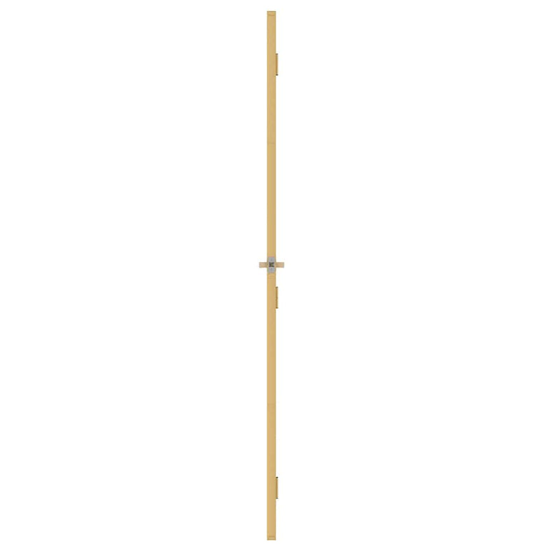 Ușă interior Slim auriu 76x201,5 cm sticlă securizată/aluminiu