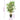 Arbore din bambus artificial 368 de frunze 80 cm verde