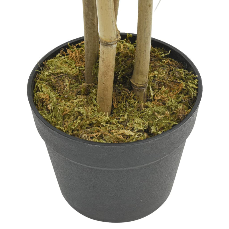 Arbore din bambus artificial 552 de frunze 120 cm verde