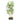 Arbore din bambus artificial 552 de frunze 120 cm verde