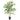 Arbore din bambus artificial 730 de frunze 120 cm verde