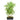 Arbore din bambus artificial 500 de frunze 80 cm verde