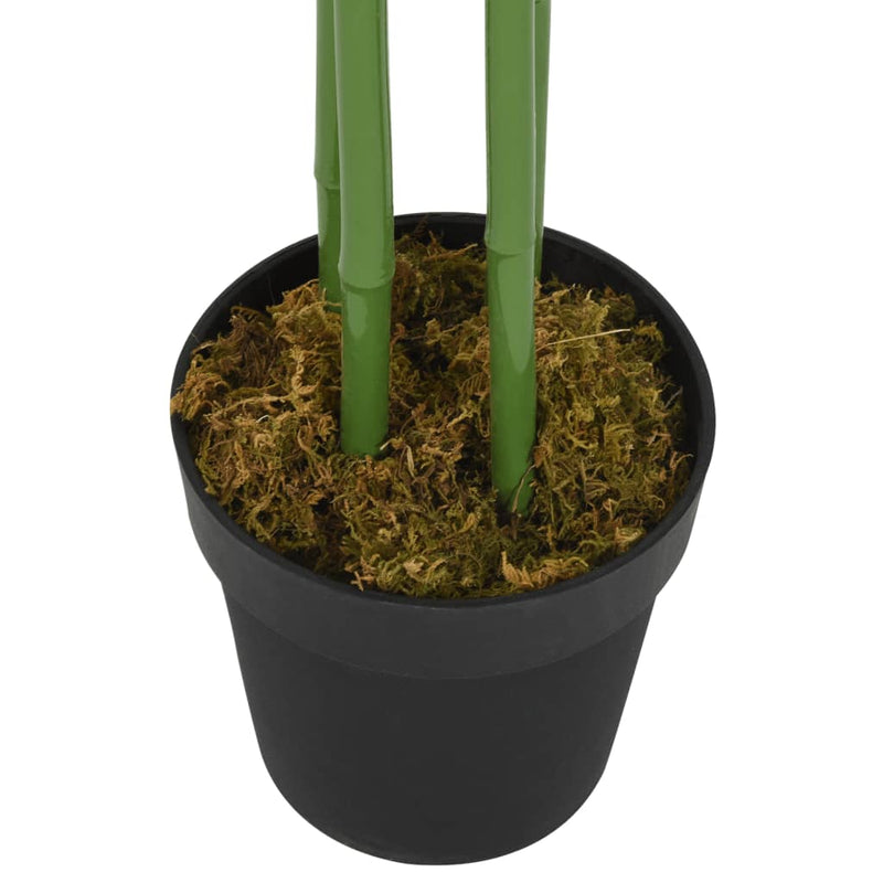Arbore din bambus artificial 576 de frunze 150 cm verde