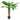 Bananier artificial 9 frunze 120 cm verde