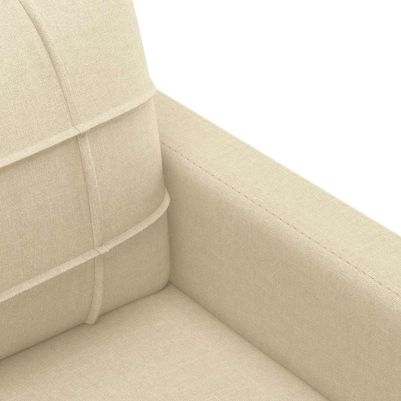 Fotoliu canapea, crem, 60 cm, material textil