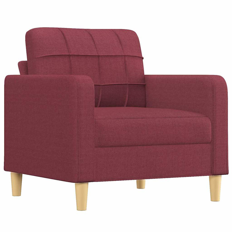 Fotoliu canapea, roșu vin, 60 cm, material textil