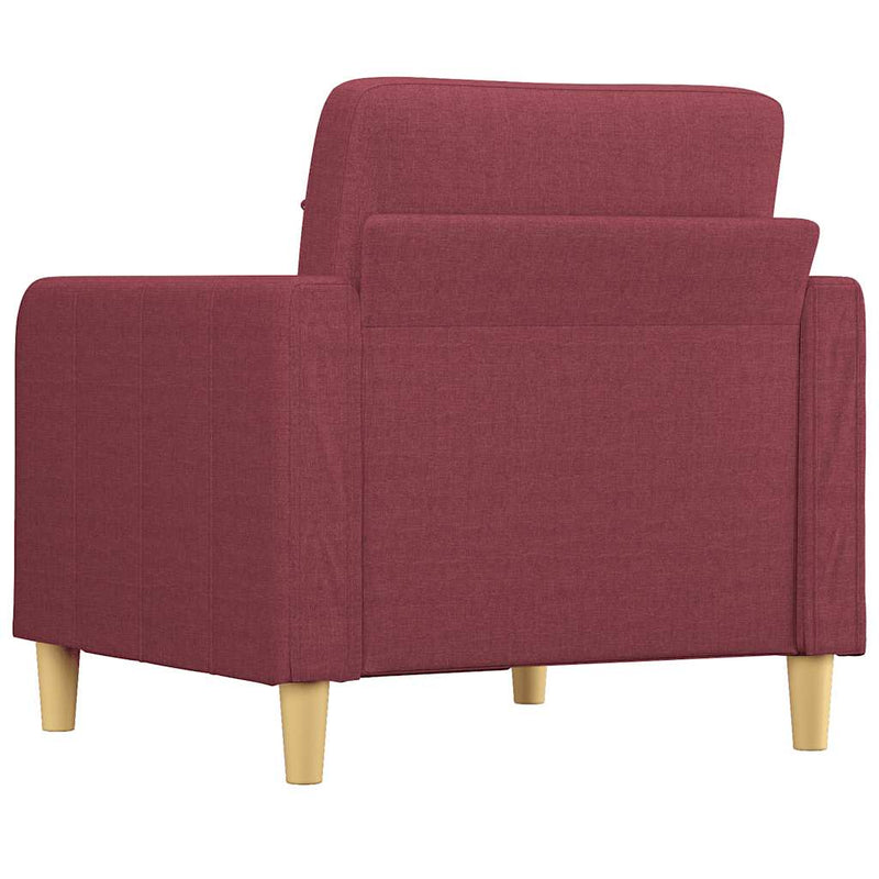 Fotoliu canapea, roșu vin, 60 cm, material textil