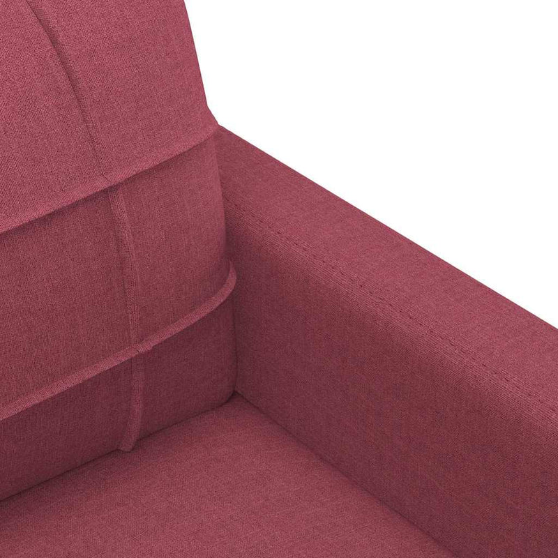 Fotoliu canapea, roșu vin, 60 cm, material textil