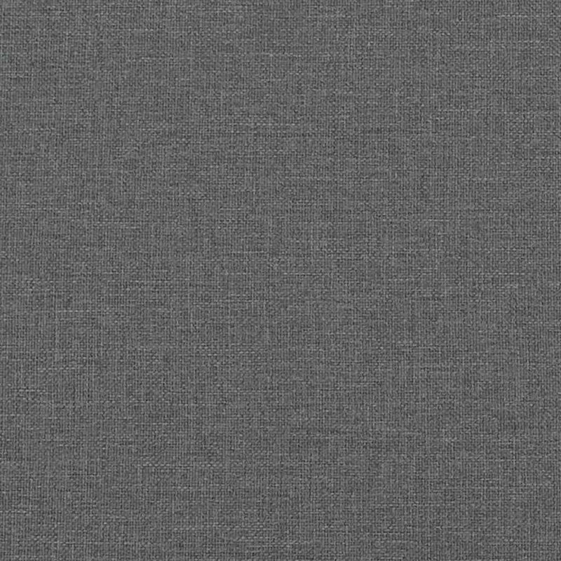 Canapea cu 2 locuri, gri închis, 140 cm, material textil