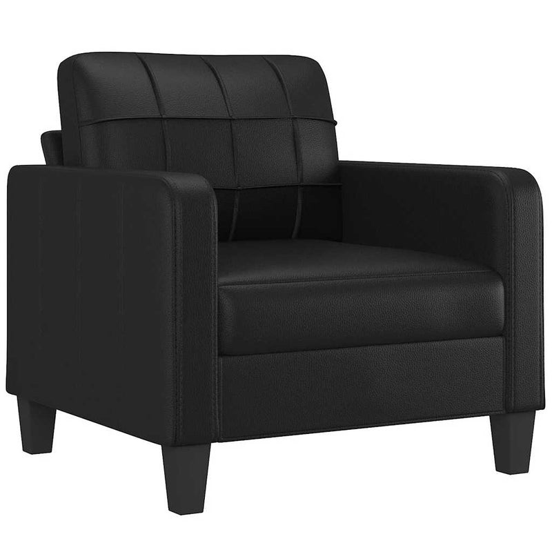 Canapea de o persoană, 60 cm, piele ecologică