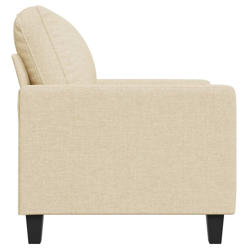 Fotoliu canapea, crem, 60 cm, material textil