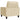 Fotoliu canapea, crem, 60 cm, material textil