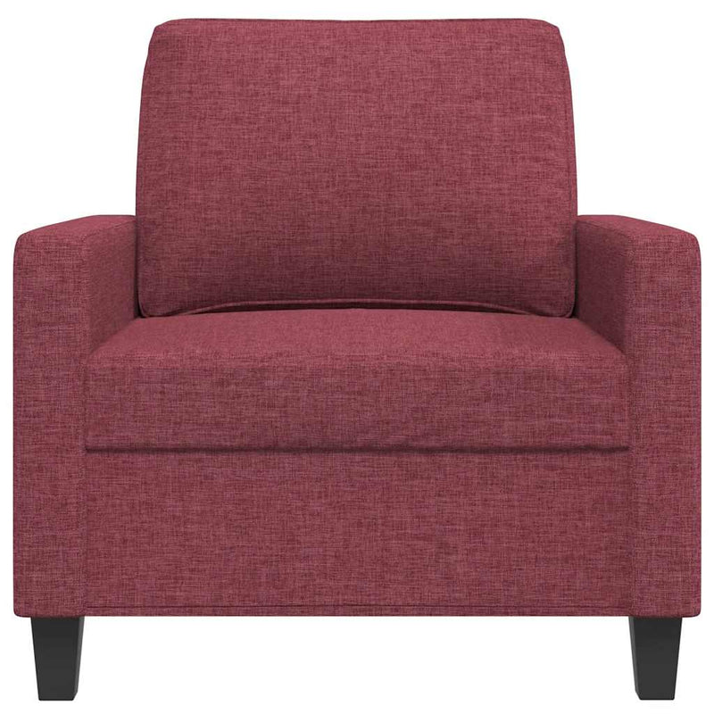 Fotoliu canapea, roșu vin, 60 cm, material textil