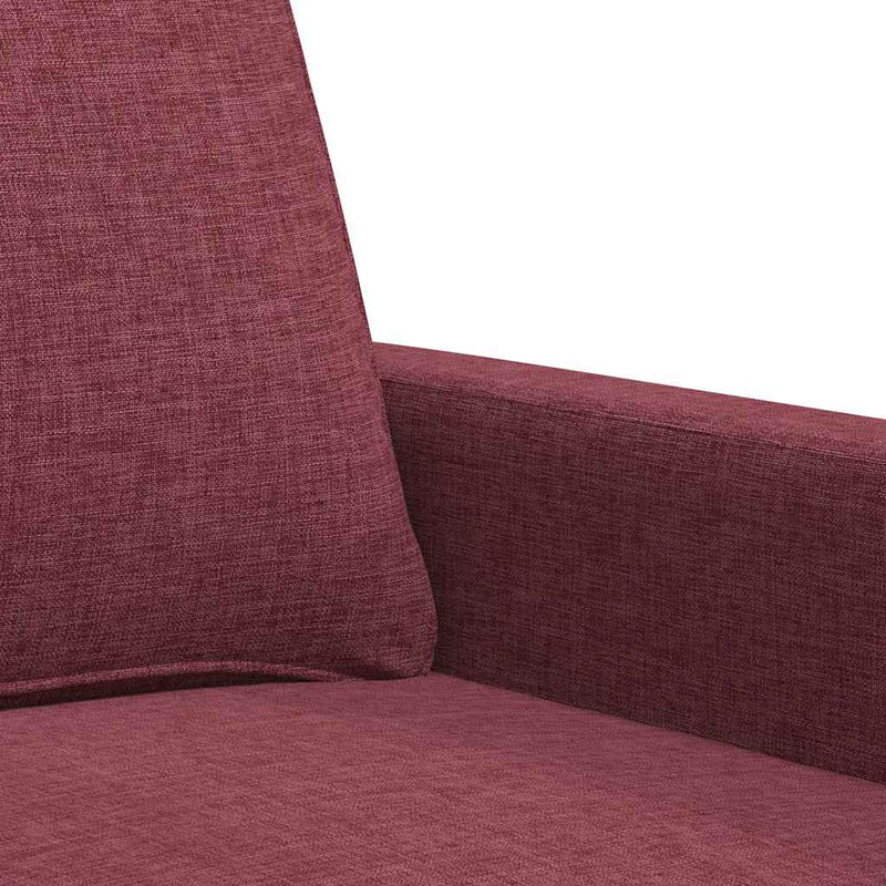 Fotoliu canapea, roșu vin, 60 cm, material textil
