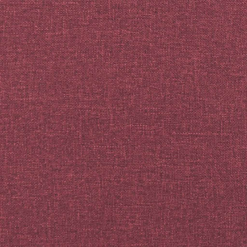 Canapea cu 3 locuri, roșu vin, 180 cm, material textil