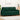 Canapea cu 2 locuri, verde închis, 140 cm, catifea