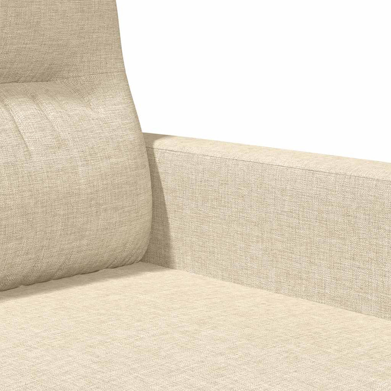 Fotoliu canapea, crem, 60 cm, material textil