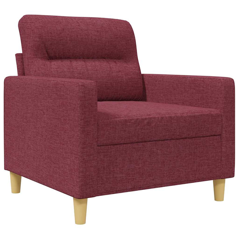 Fotoliu canapea, roșu vin, 60 cm, material textil