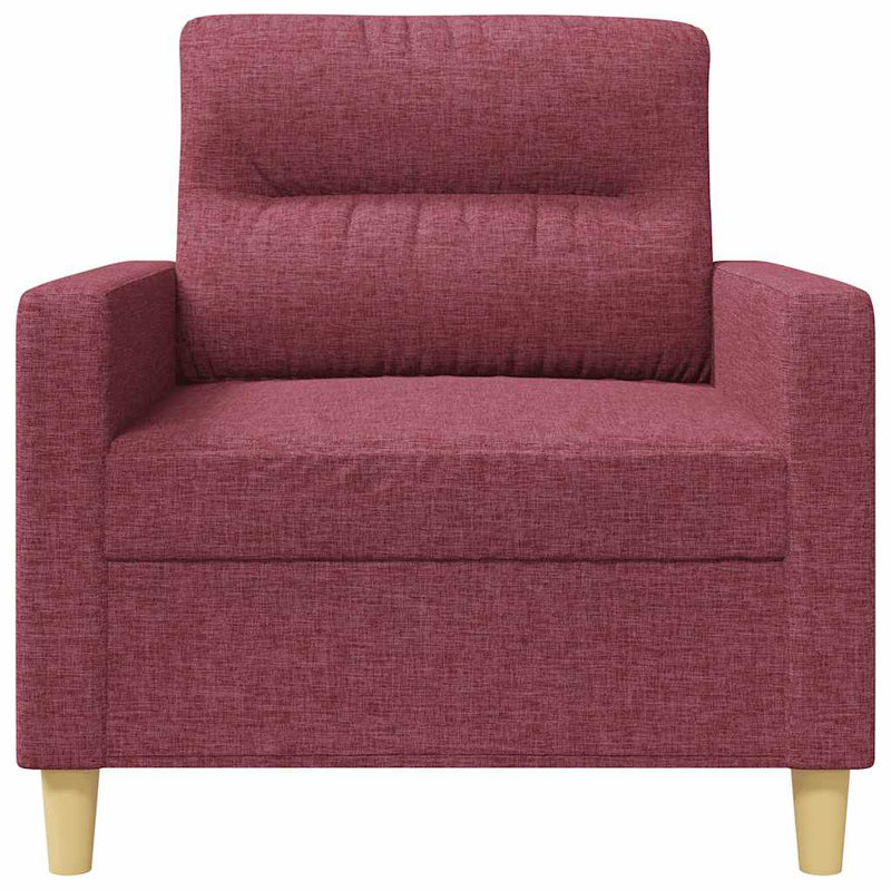 Fotoliu canapea, roșu vin, 60 cm, material textil