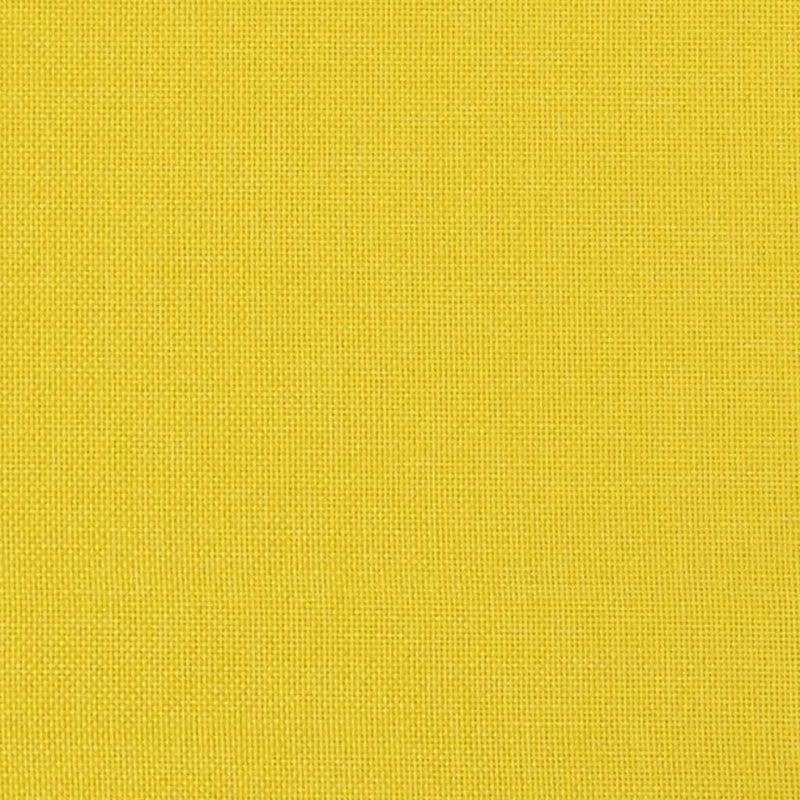 Canapea cu 2 locuri, galben deschis, 120 cm, material textil