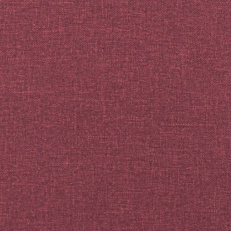 Canapea cu 2 locuri, roșu vin, 120 cm, material textil