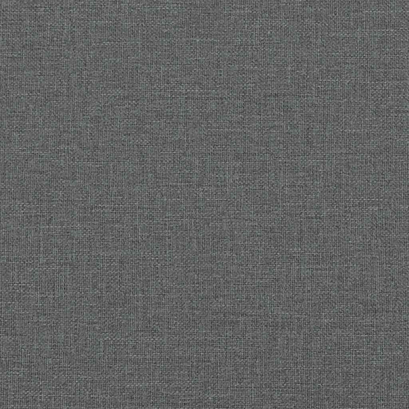Canapea cu 2 locuri, gri închis, 120 cm, material textil