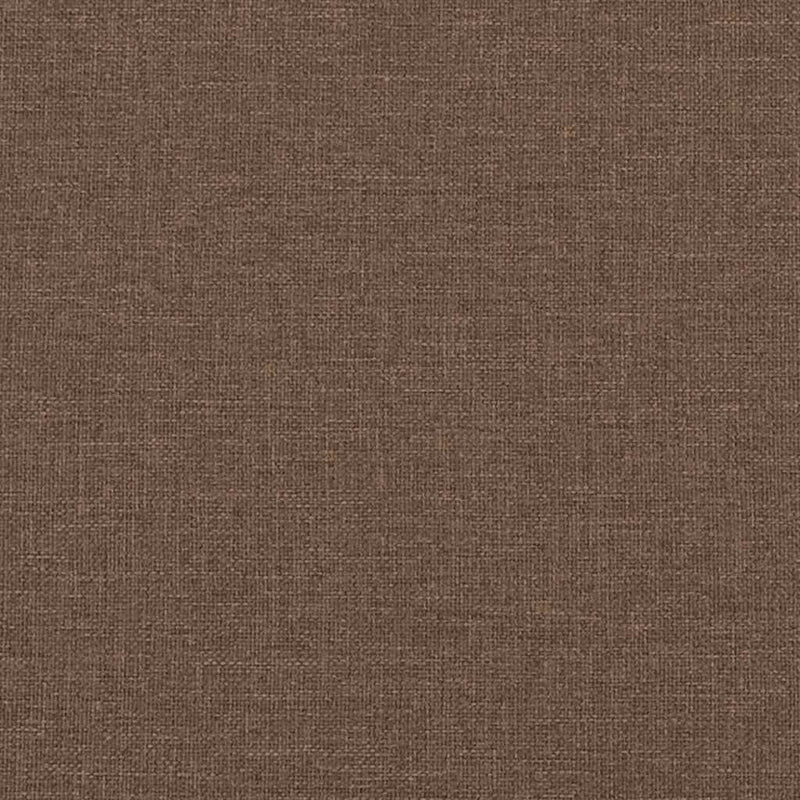 Canapea cu 2 locuri, maro, 120 cm, material textil