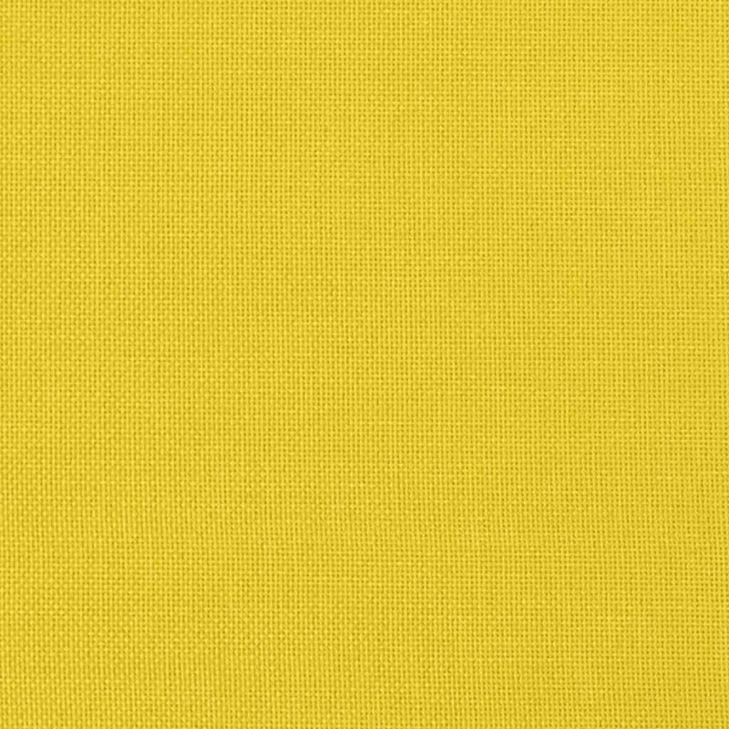 Canapea cu 2 locuri, galben deschis, 120 cm, material textil