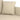 Canapea cu 2 locuri, crem, 140 cm, material textil