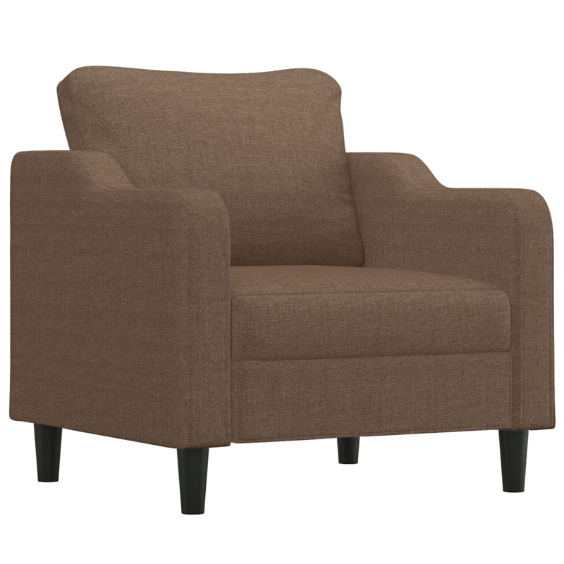 Fotoliu canapea, maro, 60 cm, material textil