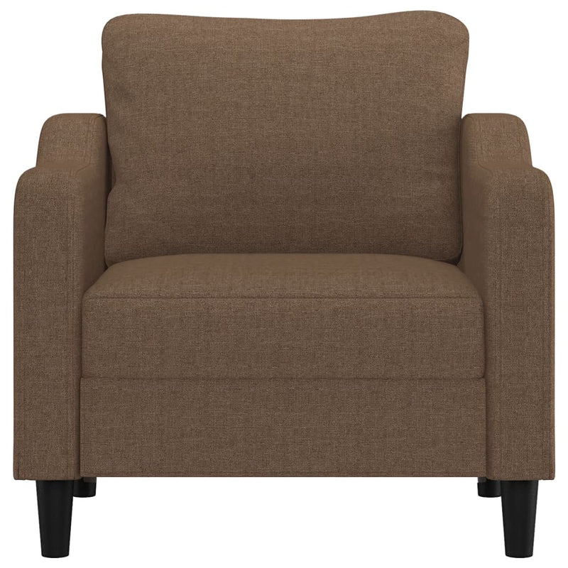 Fotoliu canapea, maro, 60 cm, material textil
