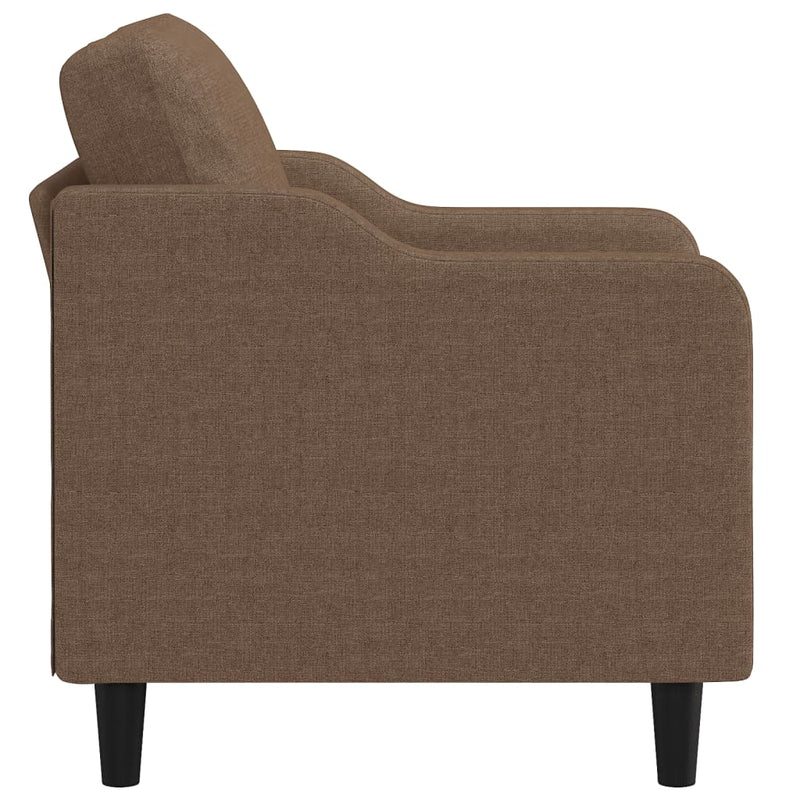 Fotoliu canapea, maro, 60 cm, material textil