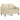 Canapea cu 2 locuri, crem, 120 cm, material textil