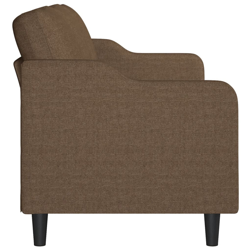 Canapea cu 3 locuri, maro, 180 cm, material textil